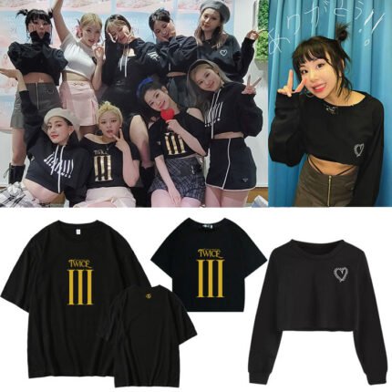 Twice twice ready to be 5th world tour momo jihyo sana nayeon tzuyu chaeyoung mina jeongyeon dahyun twice merch twice merchandise t-shirt top crewneck hoodie sweatshirts cropped world tour III japan concert