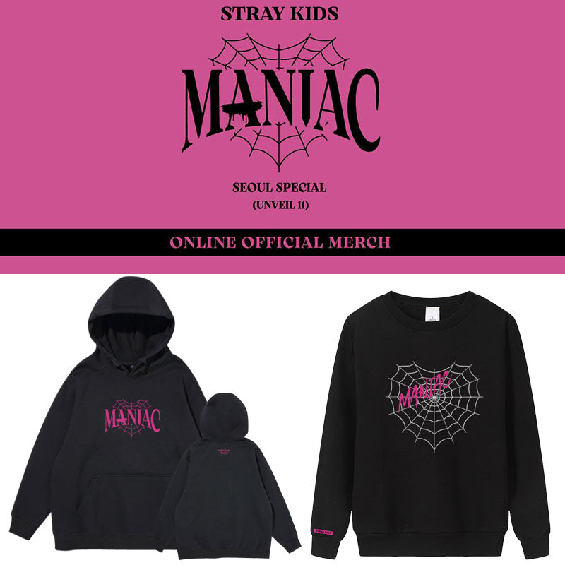 Stray Kids Maniac Seoul Special Unveil 11 Crewneck purchases Sweater