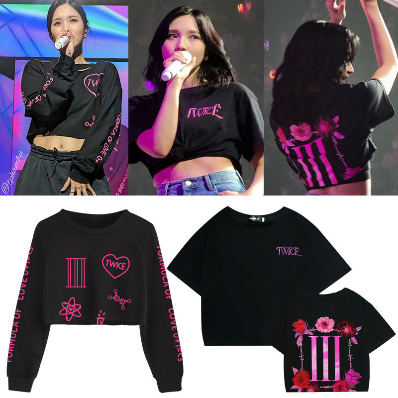 Twice World Tour store III Crop Hoodie