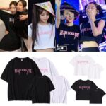 Blackpink born pink concert Jennie Kim Lisa jisoo rose Blackpink concert comeback t-shirt hoodie crewneck Blackpink merch merchandise we are born pink