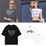 Blackpink born pink concert Jennie Kim Lisa jisoo rose Blackpink concert comeback t-shirt hoodie crewneck Blackpink merch merchandise we are born pink judge me by my size deadly doll cropped t-shirt