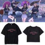 Blackpink born pink concert Jennie Kim Lisa jisoo rose Blackpink concert comeback t-shirt hoodie crewneck Blackpink merch merchandise we are born pink