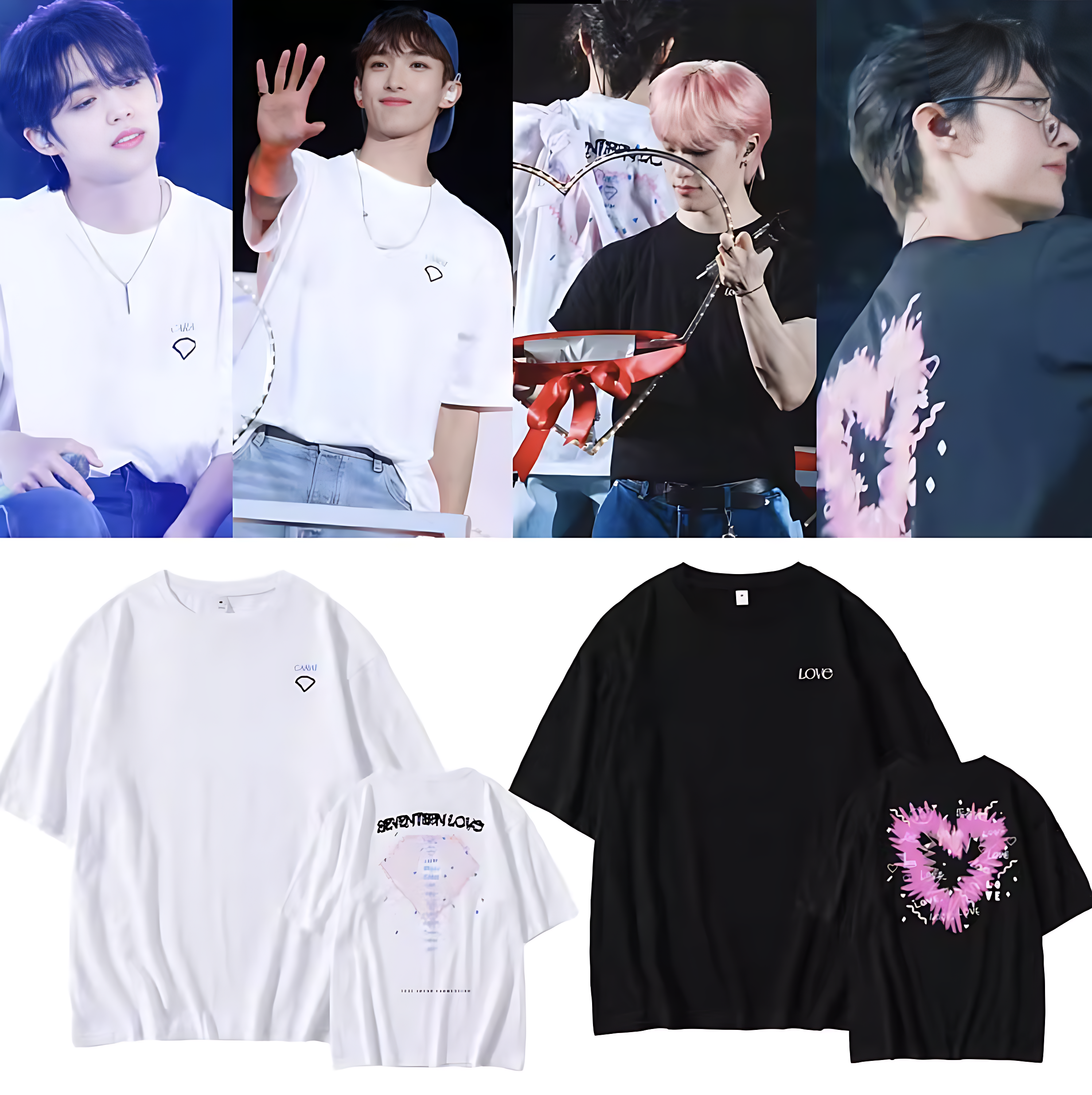 Seventeen Japan Fanmeeting “Love” Official Merchandise Shirt