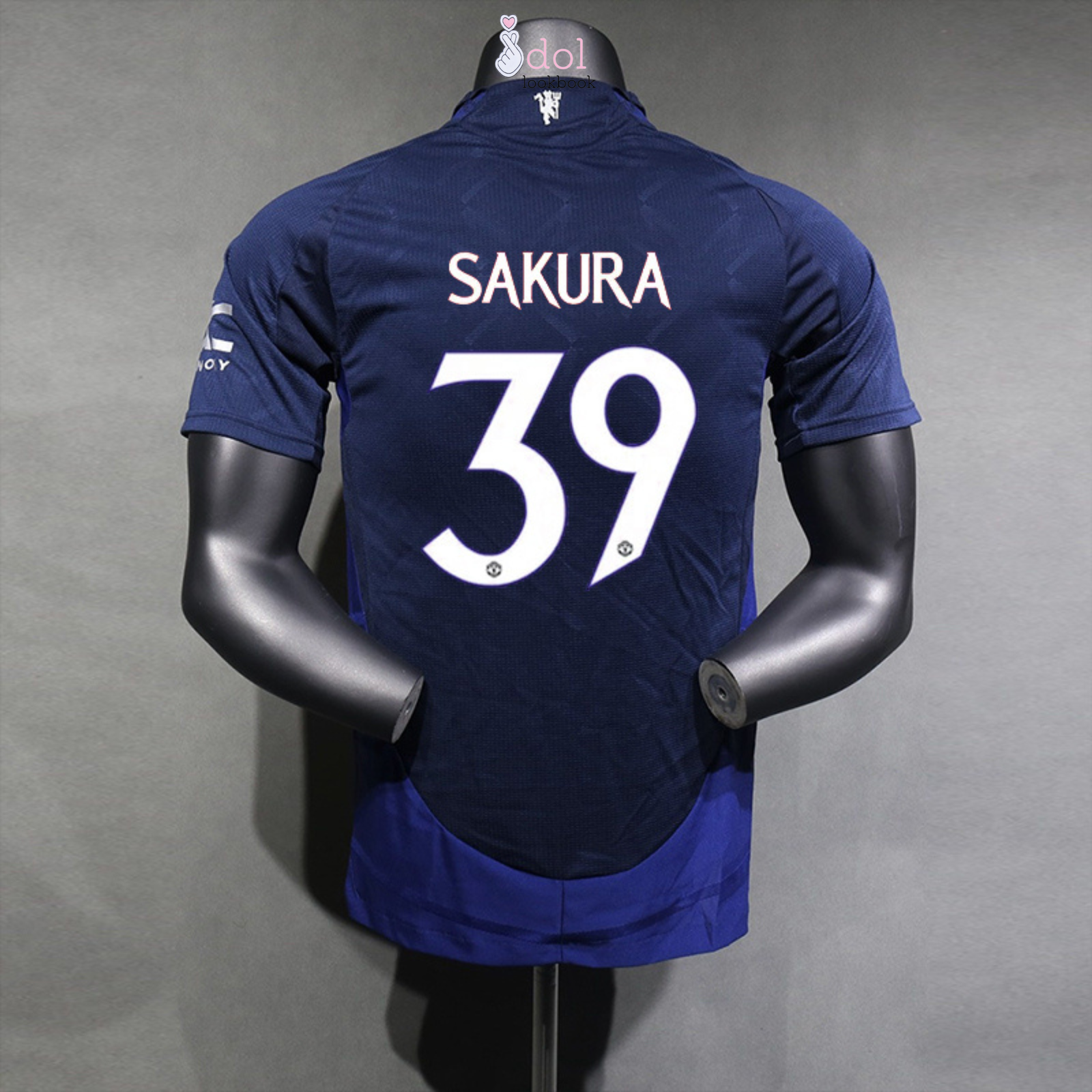 Le Sserafim Manchester United Jersey // Blue | IDOL LOOKBOOK